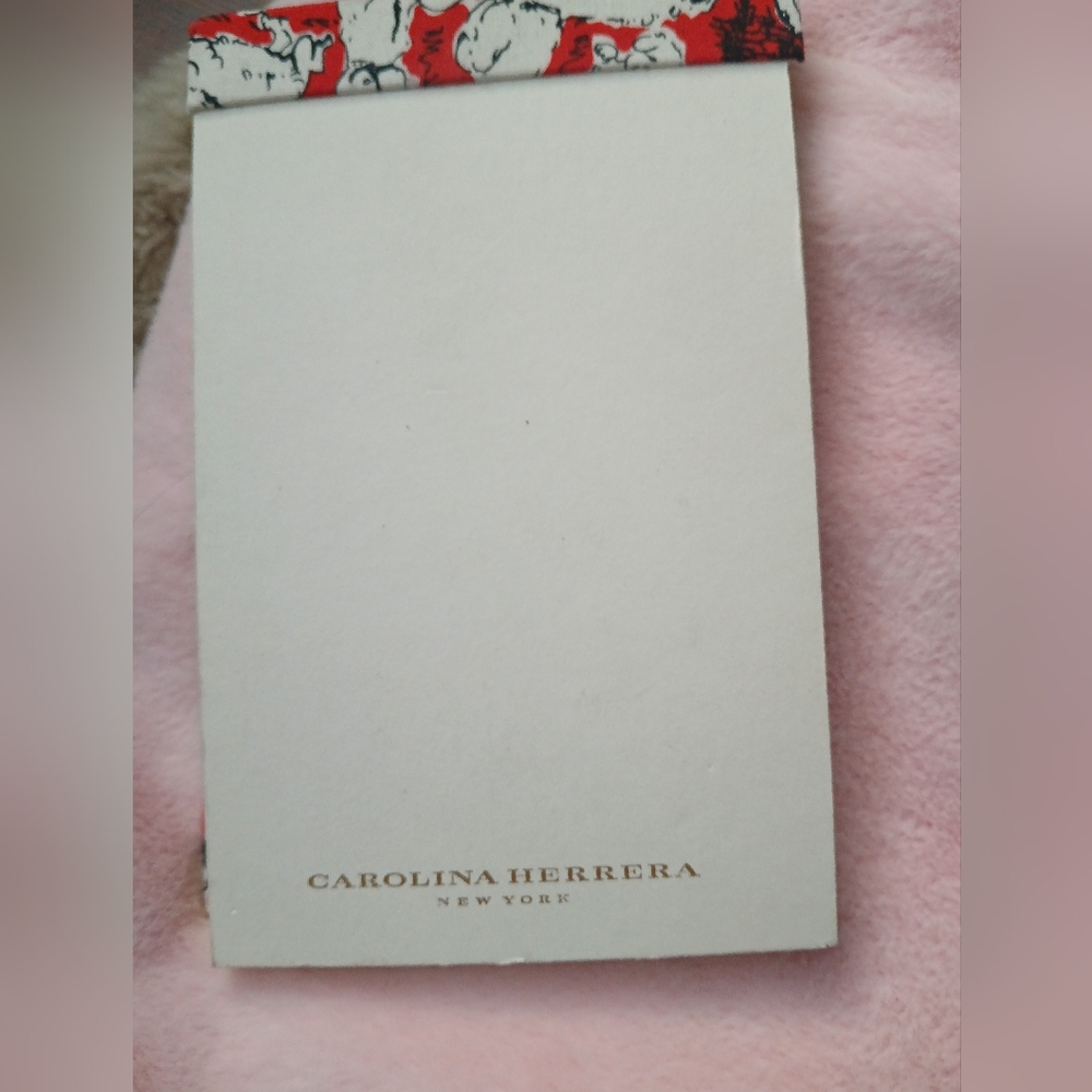 💎 BUNDLE Carolina Herrera Good Girl Pink Blush Tote Bag & Notepad - Picture 5 of 7